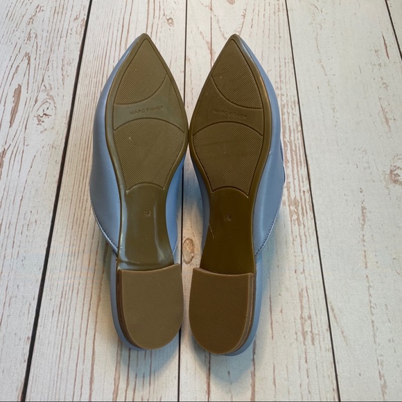 Marc Fisher - Women’s Blue Slide On Loafers - Picture 5 of 8